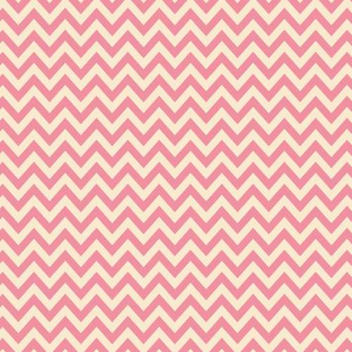 Printed Wafer Paper - Pink Chevron - Click Image to Close
